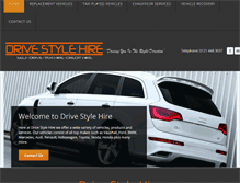 Tablet Screenshot of drivestylehire.co.uk